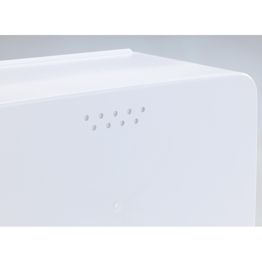 WENKO 54099100 - Chlebak KUBO 35x26,5 cm biały/brązowy