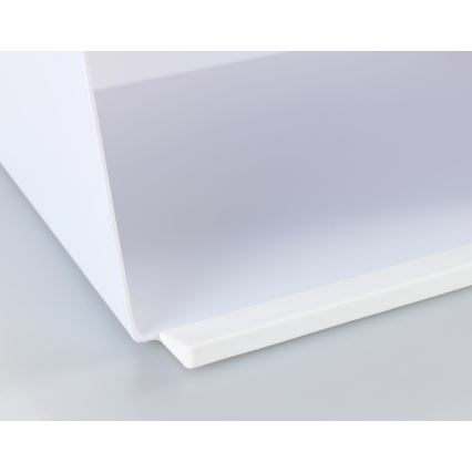 WENKO 54099100 - Chlebak KUBO 35x26,5 cm biały/brązowy