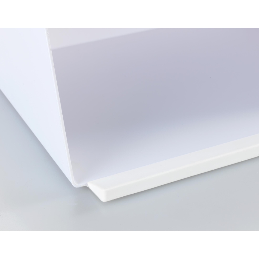 WENKO 54099100 - Chlebak KUBO 35x26,5 cm biały/brązowy