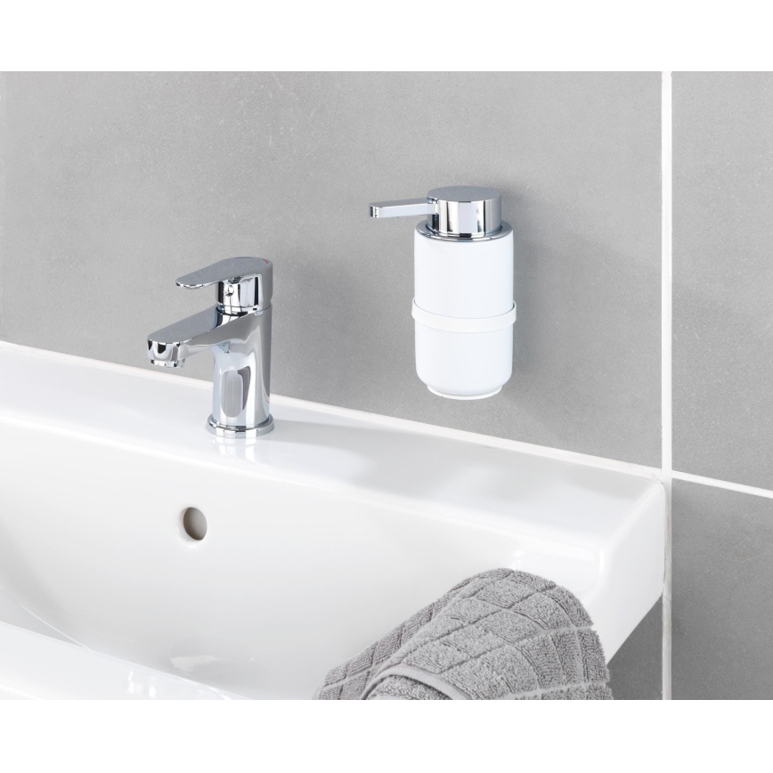 WENKO 54655100 - Dozownik mydła WOYA 250 ml biały/błyszczący chrom