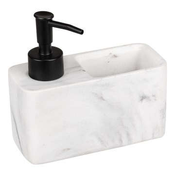 WENKO 54668100 - Dozownik mydła RESA 14,5x14,3 cm biały/czarny