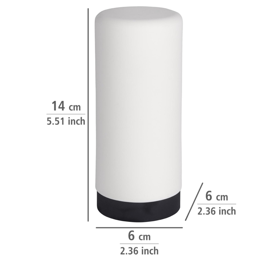 WENKO 54670100 - Dozownik EASY SQUEEZ-E 6x14 cm biały/czarny