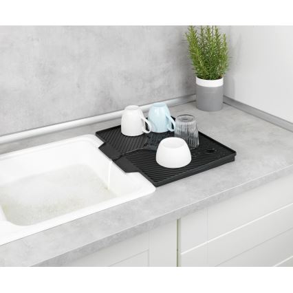 WENKO 54771100 - Ociekacz NELIA 34x40 cm czarny