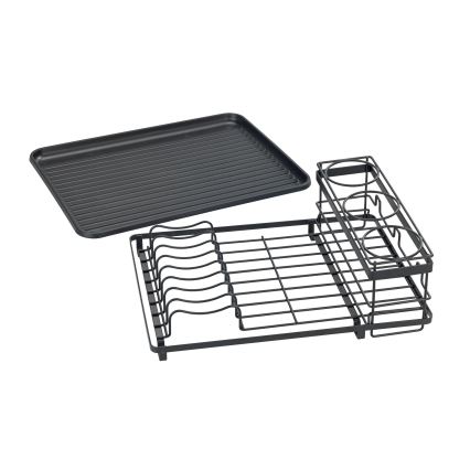 WENKO 54798100 - Ociekacz do naczyń AMY 42,5x31,5 cm czarny