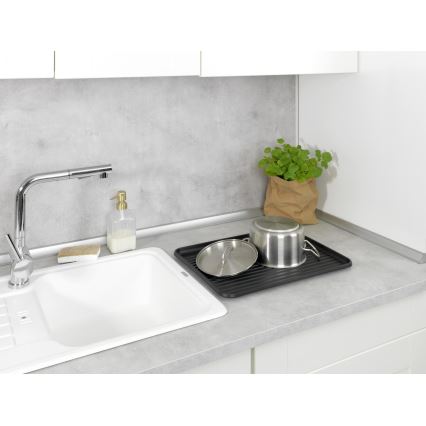 WENKO 54798100 - Ociekacz do naczyń AMY 42,5x31,5 cm czarny