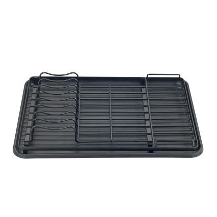 WENKO 54798100 - Ociekacz do naczyń AMY 42,5x31,5 cm czarny