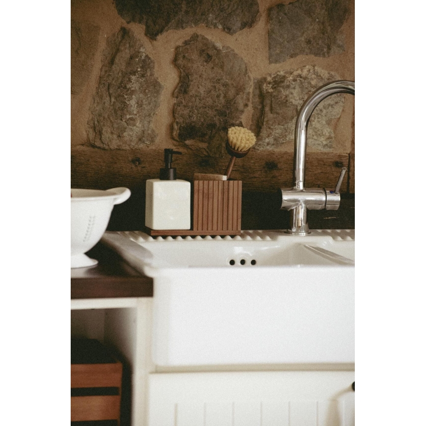 WENKO 54944100 - Dozownik mydła MERA 18,5x17 cm brązowy