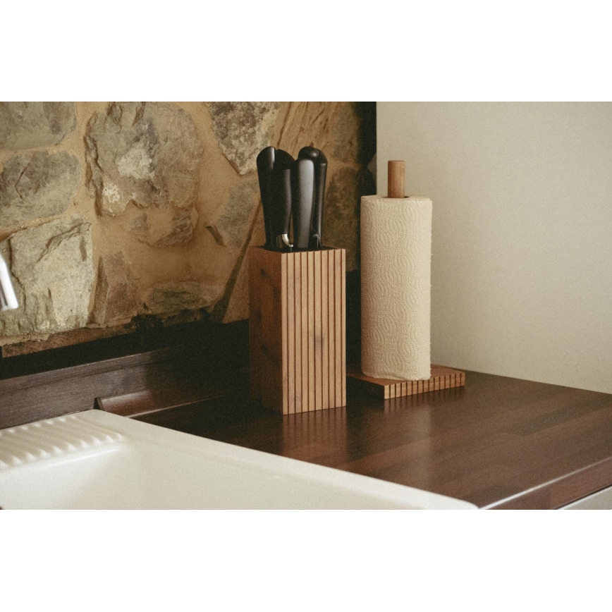 WENKO 54946100 - Uchwyt na rolki MERA 15x33 cm, brązowy