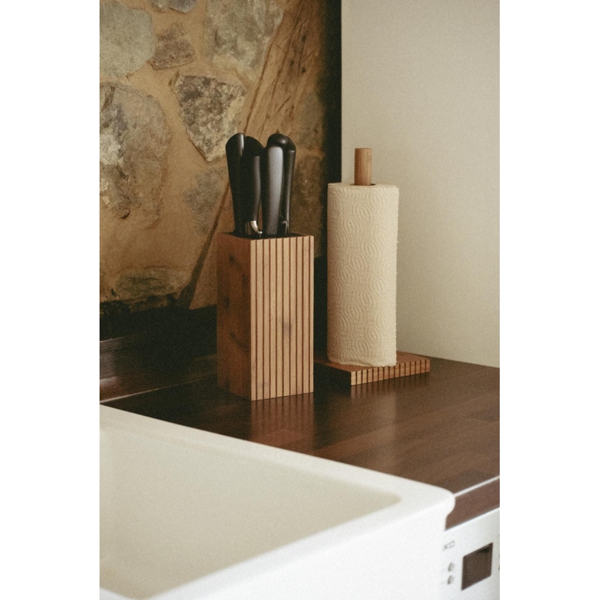 WENKO 54946100 - Uchwyt na rolki MERA 15x33 cm, brązowy