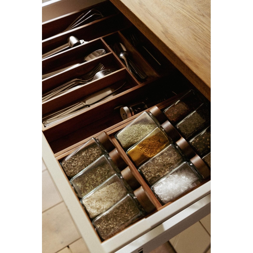 WENKO 54950100 - Organizer na przyprawy ANNI 38x20 cm brązowy