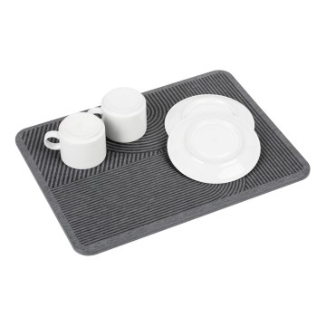 WENKO 54955100 - Mata ociekowa DAMON 40x30 cm diatomit/szary