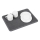 WENKO 54955100 - Mata ociekowa DAMON 40x30 cm diatomit/szary