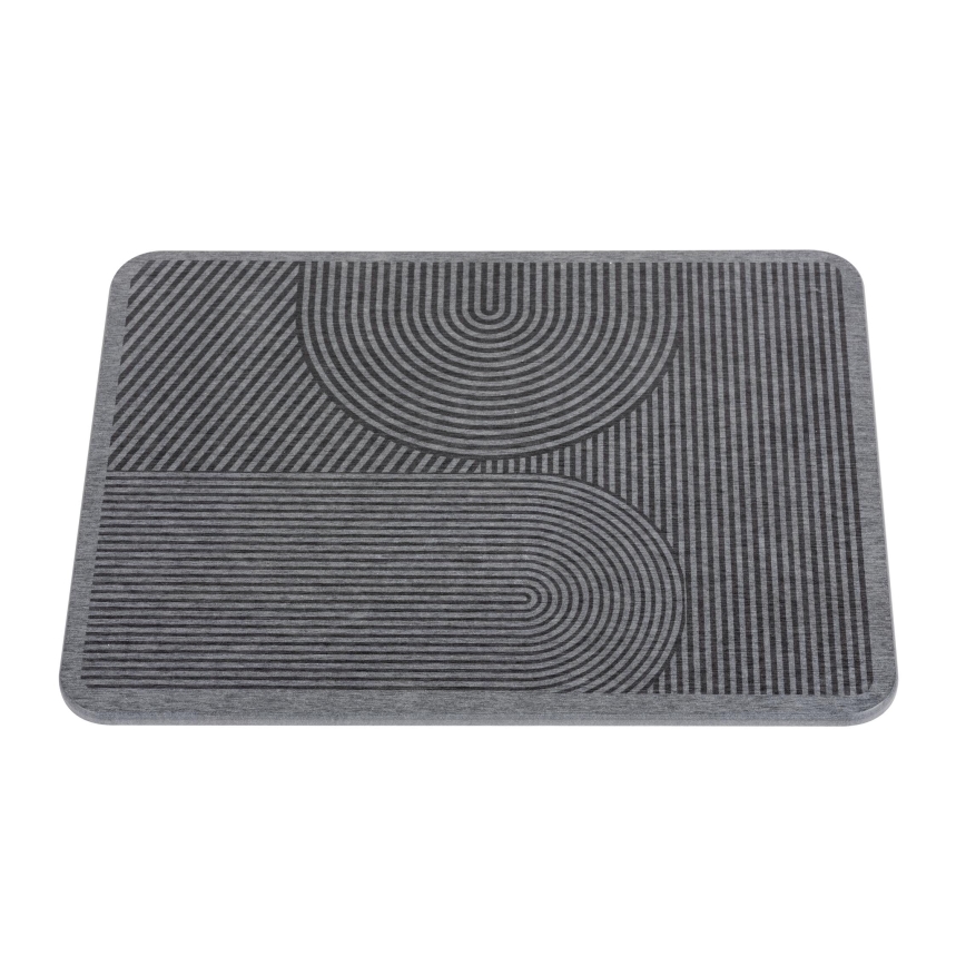 WENKO 54955100 - Mata ociekowa DAMON 40x30 cm diatomit/szary