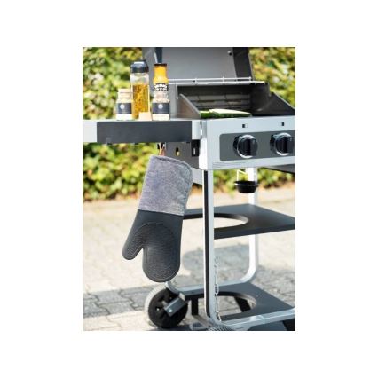 WENKO 55014100-Haczyk BLACK OUTDOOR KITCHEN 30x6,5 cm czarny