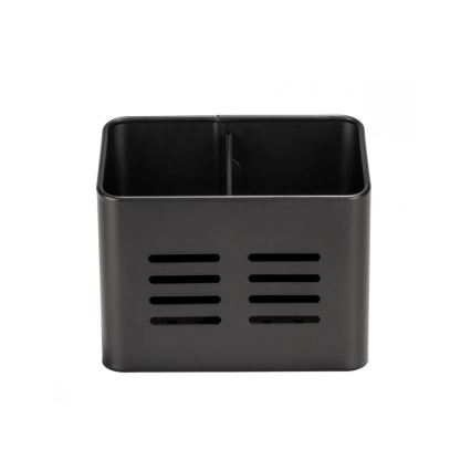 WENKO 55024100-Koszyk na sztućce BLACK OUTDOOR KITCHEN 16x13,5 cm czarny