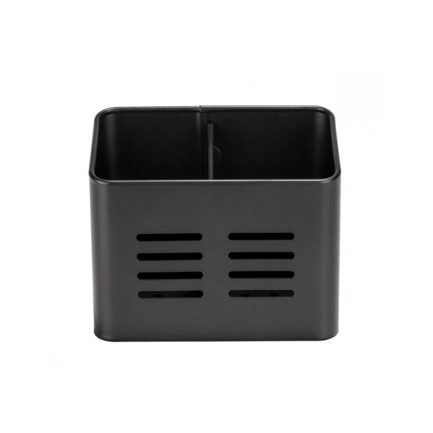 WENKO 55024100-Koszyk na sztućce BLACK OUTDOOR KITCHEN 16x13,5 cm czarny