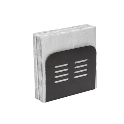 WENKO 55025100-Uchwyt na serwetki BLACK OUTDOOR KITCHEN 15x12,5 cm czarny