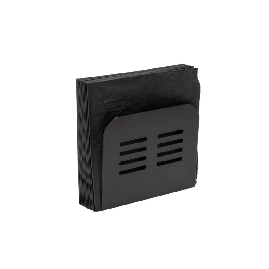 WENKO 55025100-Uchwyt na serwetki BLACK OUTDOOR KITCHEN 15x12,5 cm czarny