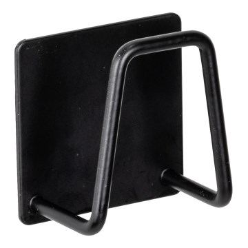 WENKO 55071100 - Uchwyt BLACK OUTDOOR KITCHEN 5x5 cm stal nierdzewna/czarny