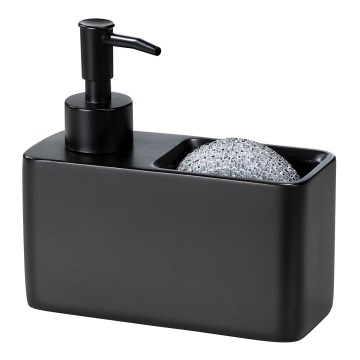 WENKO 55076100 - Dozownik mydła BLACK OUTDOOR KITCHEN 14,5x14,3 cm czarny