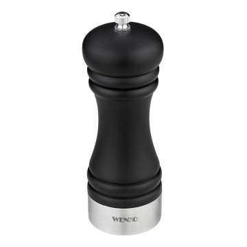 WENKO 55082100-Młynek do soli BLACK OUTDOOR KITCHEN 5x17,5 cm srebrny/czarny/biały