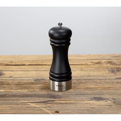 WENKO 55082100-Młynek do soli BLACK OUTDOOR KITCHEN 5x17,5 cm srebrny/czarny/biały