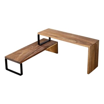 WENKO 55097100-Półka BLACK OUTDOOR KITCHEN 36x16 cm brązowa/czarna