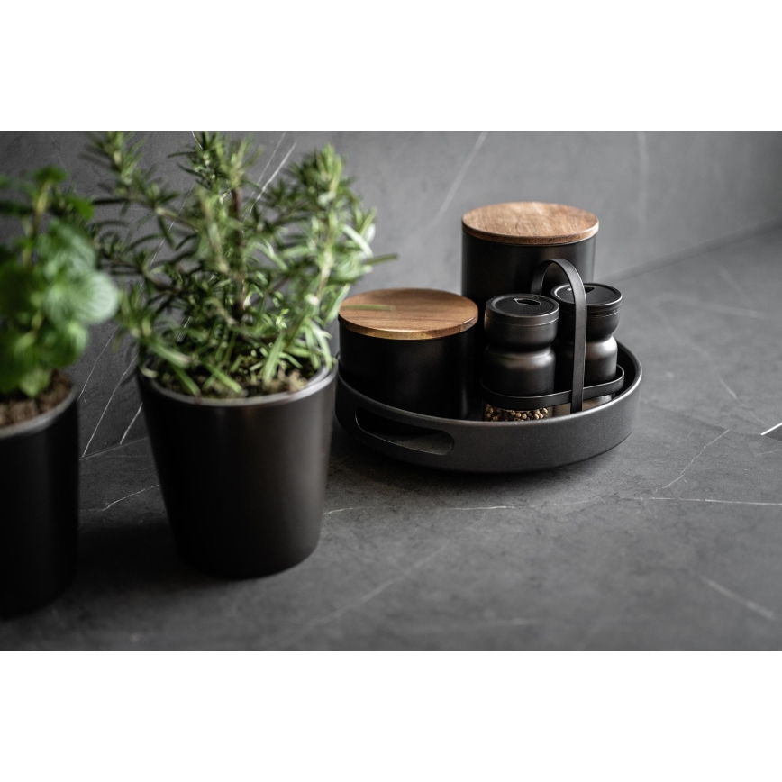 WENKO 55098100 - Taca BLACK OUTDOOR KITCHEN 26x6 cm czarna