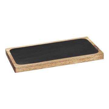 WENKO 55103100 - Deska do krojenia BLACK OUTDOOR KITCHEN 30x15 cm brązowa/szara