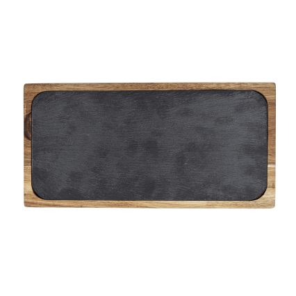 WENKO 55103100 - Deska do krojenia BLACK OUTDOOR KITCHEN 30x15 cm brązowa/szara