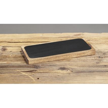 WENKO 55103100 - Deska do krojenia BLACK OUTDOOR KITCHEN 30x15 cm brązowa/szara