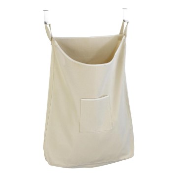 WENKO 62107100 - Kosz na pranie CANGURO 52x81 cm beżowy/srebrny