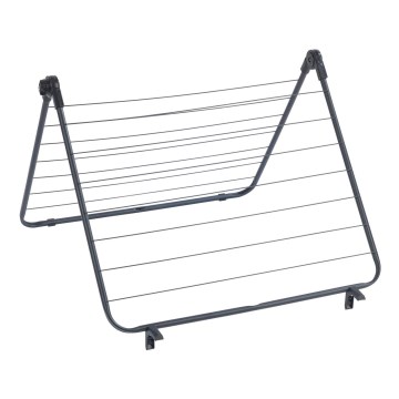 WENKO 63003100 - Suszarka na pranie CHAMPION 65x114 cm czarna