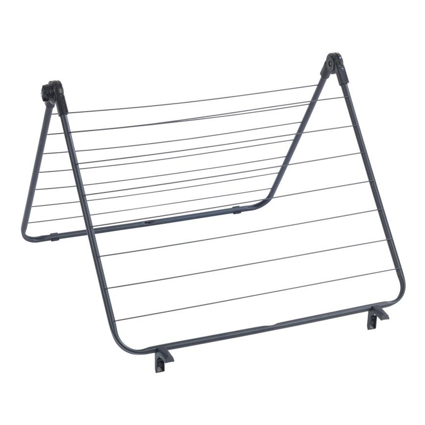 WENKO 63003100 - Suszarka na pranie CHAMPION 65x114 cm czarna