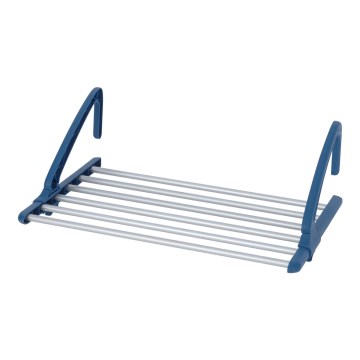 WENKO 63005800 - Suszarka na pranie 37,5x21 cm stal nierdzewna/srebrna/niebieska