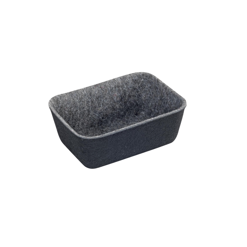 WENKO 64502100 - Organizer do szuflady FELT 28,5x20 cm szary