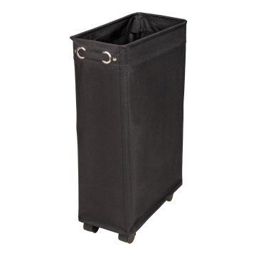 WENKO 69737800 - Kosz na pranie CORNO 18,5x60 cm czarny