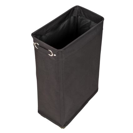WENKO 69737800 - Kosz na pranie CORNO 18,5x60 cm czarny