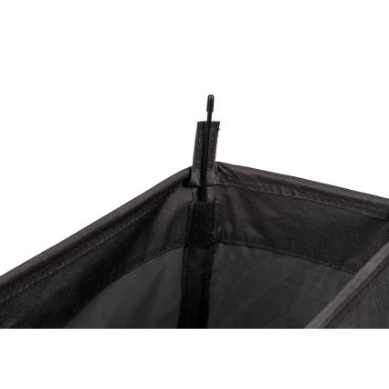 WENKO 69737800 - Kosz na pranie CORNO 18,5x60 cm czarny