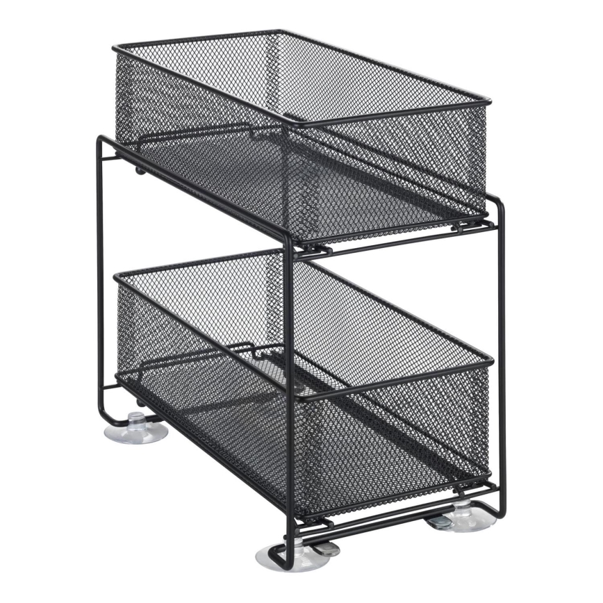 WENKO 69768800 - Uchwyt na gniazdko GIOMA 35x33,5 cm czarny