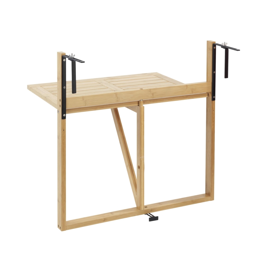 WENKO 69806800 - Stół WAIKIKI 64x65 cm biały/brązowy