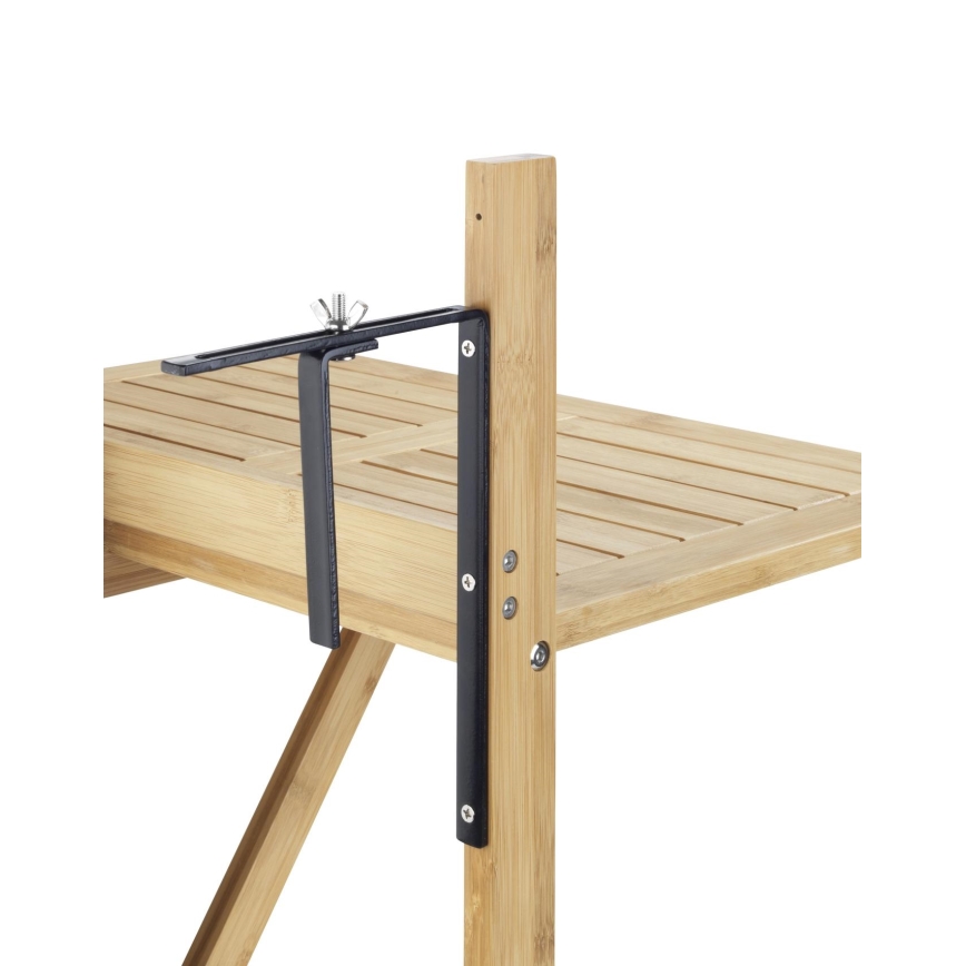 WENKO 69806800 - Stół WAIKIKI 64x65 cm biały/brązowy