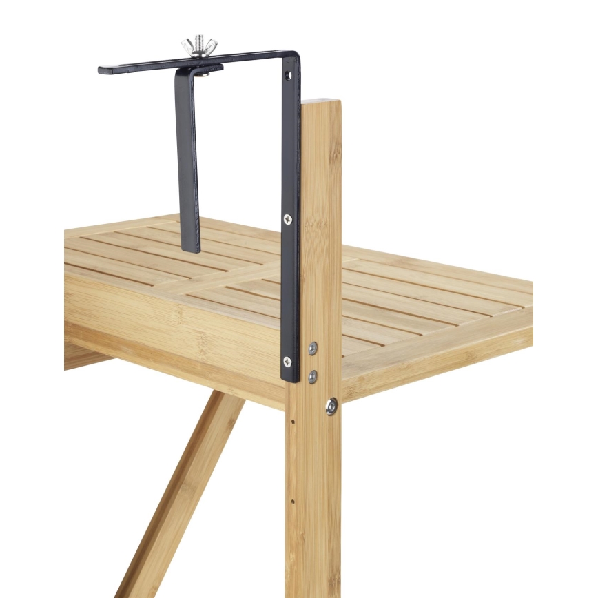 WENKO 69806800 - Stół WAIKIKI 64x65 cm biały/brązowy