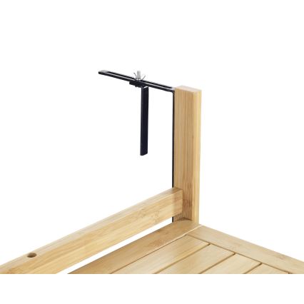 WENKO 69806800 - Stół WAIKIKI 64x65 cm biały/brązowy