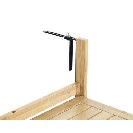 WENKO 69806800 - Stół WAIKIKI 64x65 cm biały/brązowy