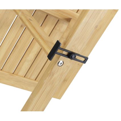 WENKO 69806800 - Stół WAIKIKI 64x65 cm biały/brązowy