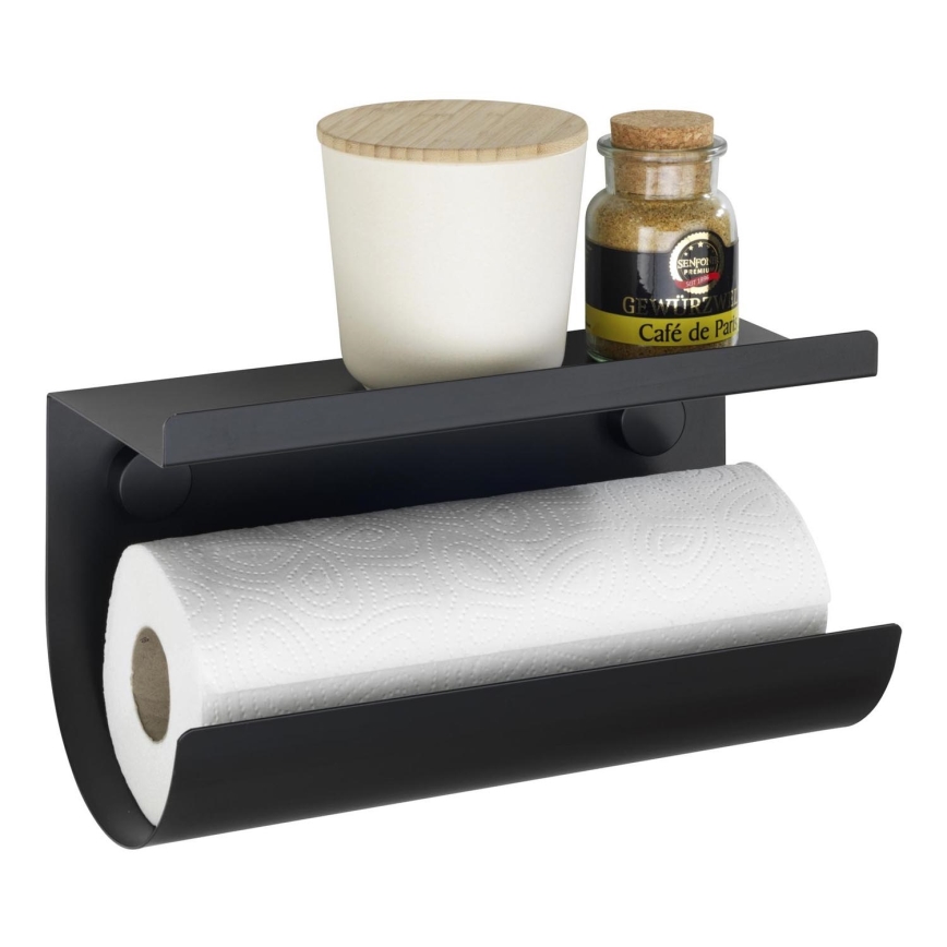 WENKO 71144800 - Uchwyt na rolkę JET 30x15 cm czarny