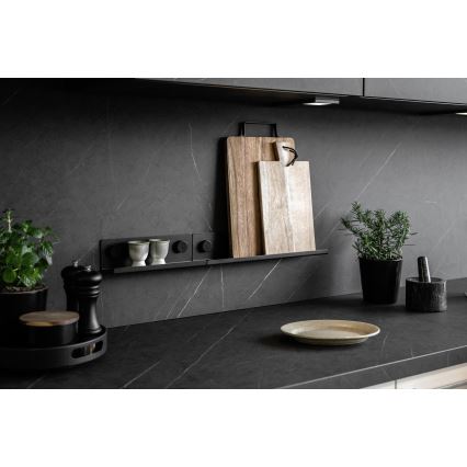 WENKO 71145800 - Stojak JET 25x7,5 cm czarny