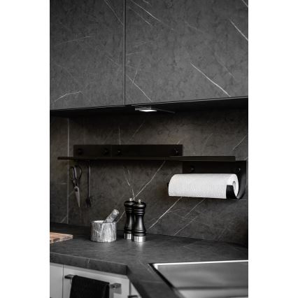 WENKO 71147800 - Półka JET 25x7,5 cm czarna