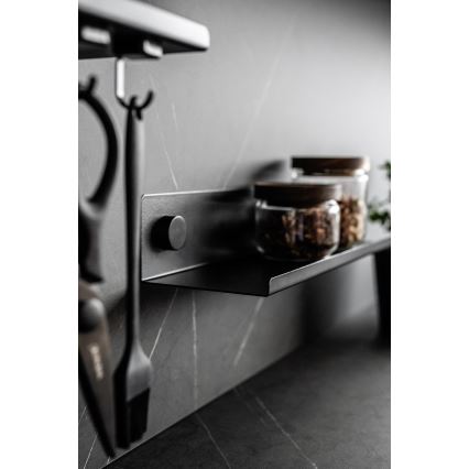 WENKO 71147800 - Półka JET 25x7,5 cm czarna